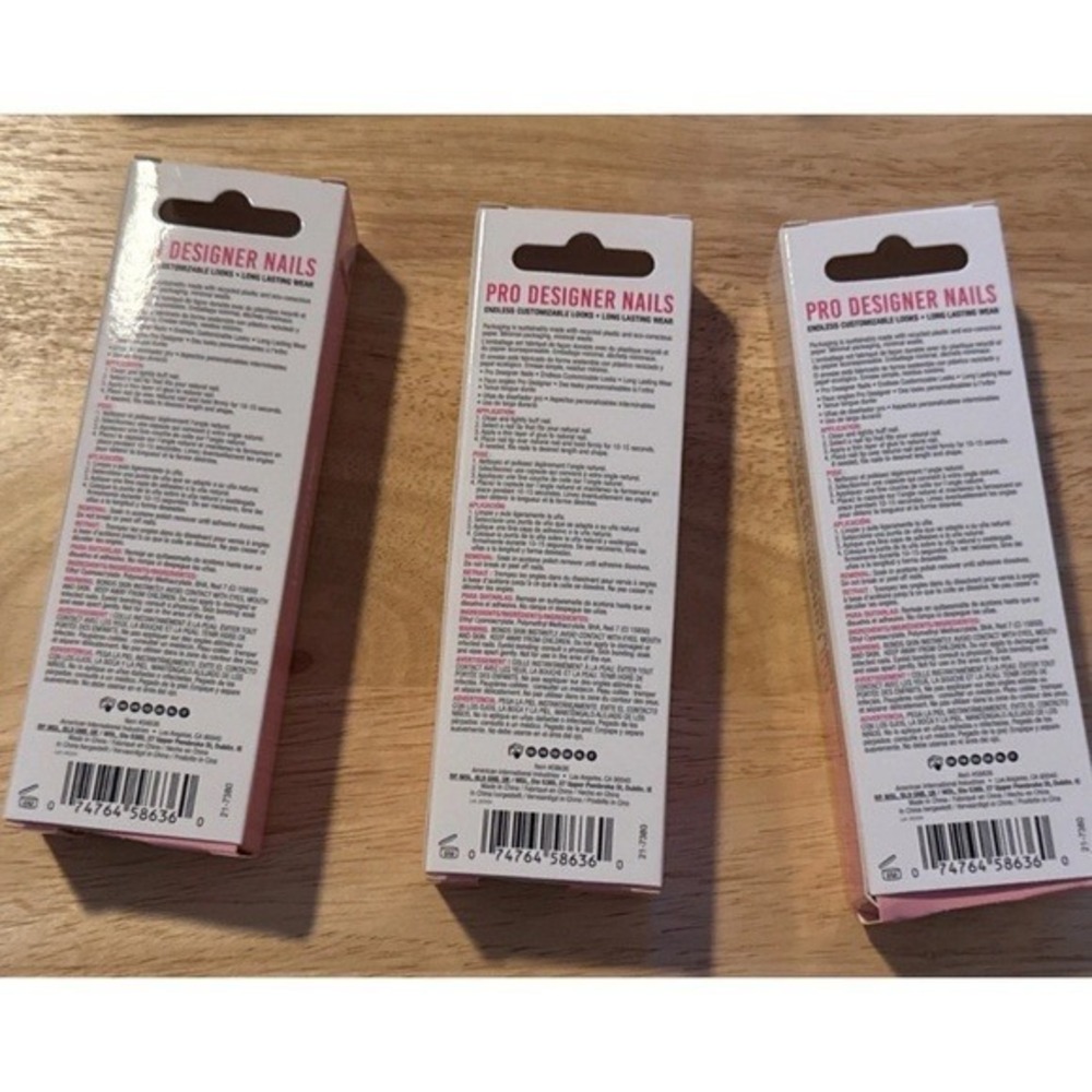 Ardell Nail Addict Eco Mani Nail Tips Poppy Pink Oval 30 Count 3 Pack 58636 - Picture 7 of 14